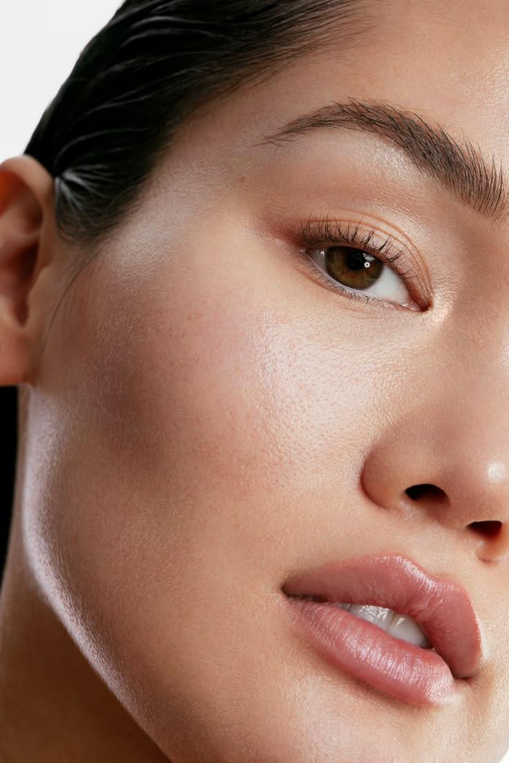 Beauty Campaign Photography Asian Woman Clear Skin Close Up