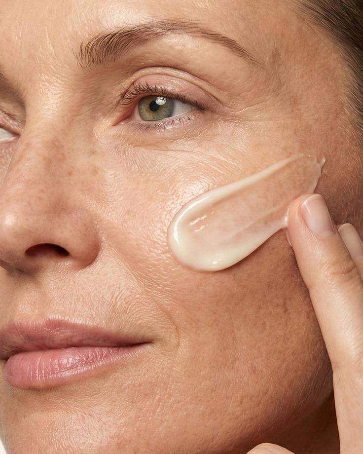 Luxury eye cream, refined skincare routine, mature skin eye care, evening skincare ritual_